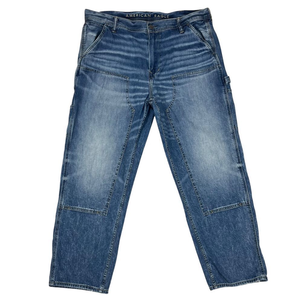 American Eagle Men's 38x30 Carpenter Double Knee Denim‎ Jeans